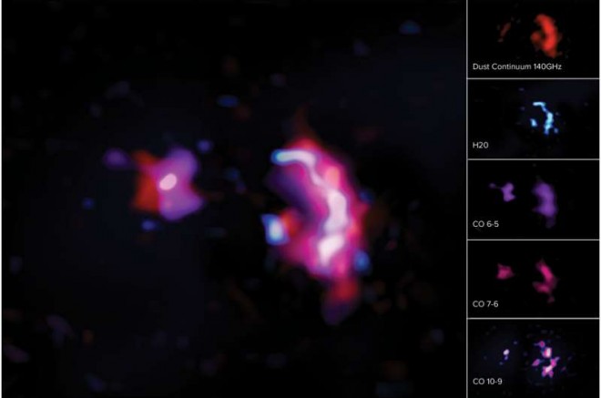 галактика в SPT0311-58