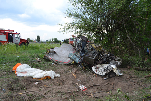літак як-52 впав під Києвом