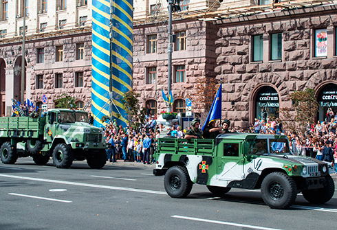военный парад на Крещатике ко Дню Независимости - фото 6