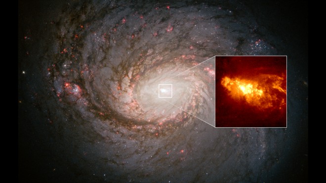 Відтік керований чорною дірою з активної галактики NGC 1068