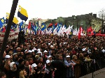 Акция «Вставай, Украина!» Прошла в Ровно