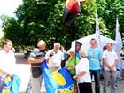 Приезд Януковича в Луганск пикетировала оппозиция