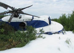 В России жестко приземлился вертолет - пострадало 15 человек - фото