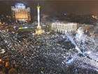 Новый год на Майдане встретили несколько сотен тысяч людей