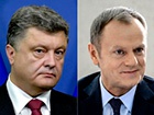 Порошенко в разговоре с Туском призвал ЕС увеличить помощь Украине