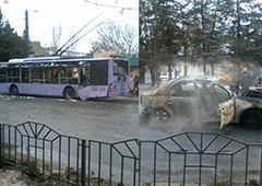 В ОБСЕ рассказали, из чего могли обстрелять троллейбус в Донецке - фото