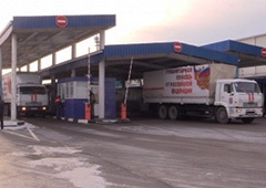 Российский «гуманитарный конвой» снова вошел на территорию Украины - фото