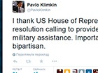 Климкин поблагодарил Конгресса СШУ за резолюцию о предоставлении Украине оружия