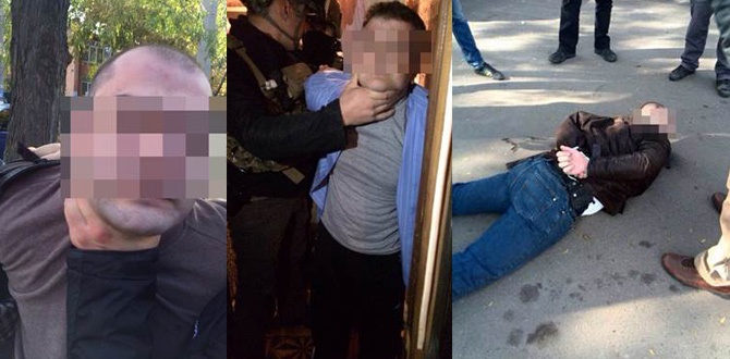 Задержаны трое подозреваемых во взрыве возле здания Одесского СБУ - фото