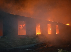 Под Одессой горела воинская часть - фото