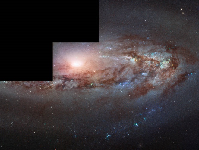 Хаббл показал удивительную галактику, которая движется в нашу сторону - фото