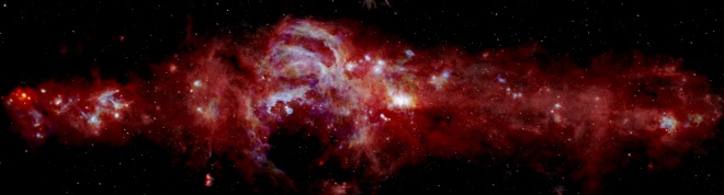 В НАСА показали новый вид центра нашей галактики - фото