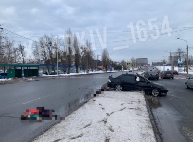 В Харькове автомобиль насмерть сбил двух пешеходов (видео) - фото