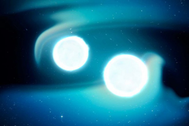 Астрономы впервые обнаружили источник гравитационных волн от бинарной системы белых карликов - фото