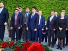 Разумков и представители ВР вместе посетили мемориал в парке без масок