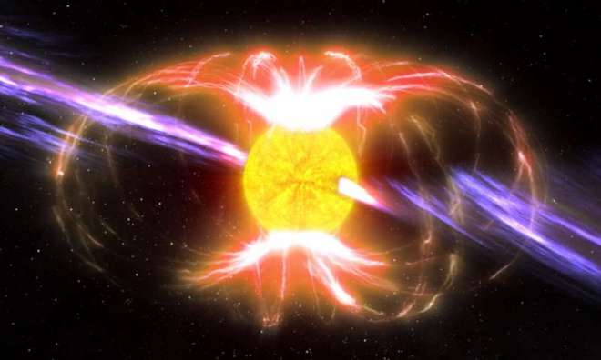 В нашей галактике обнаружена чрезвычайно редкая, таинственная нейтронная звезда - фото