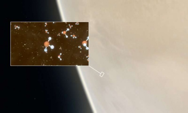 На Венере обнаружены молекулы, которые могут свидетельствовать о наличии жизни - фото