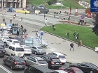 На Майдане Независимости джип врезался в толпу людей на тротуаре, есть погибшие