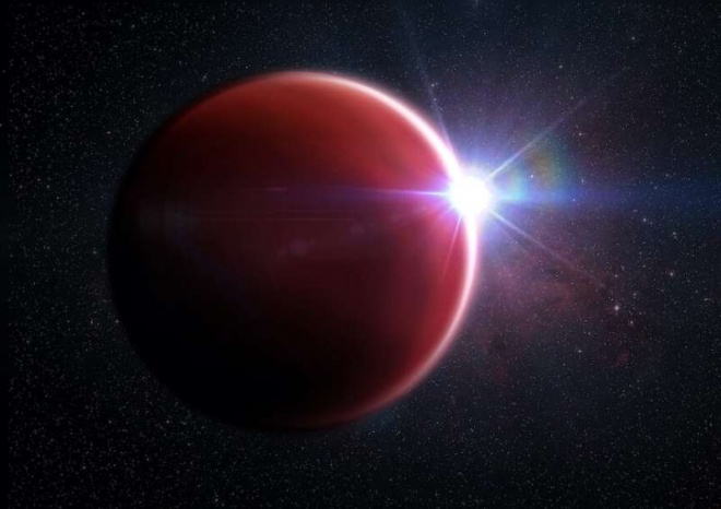 Астрономы открыли первую безоблачную юпитероподобную планету - фото