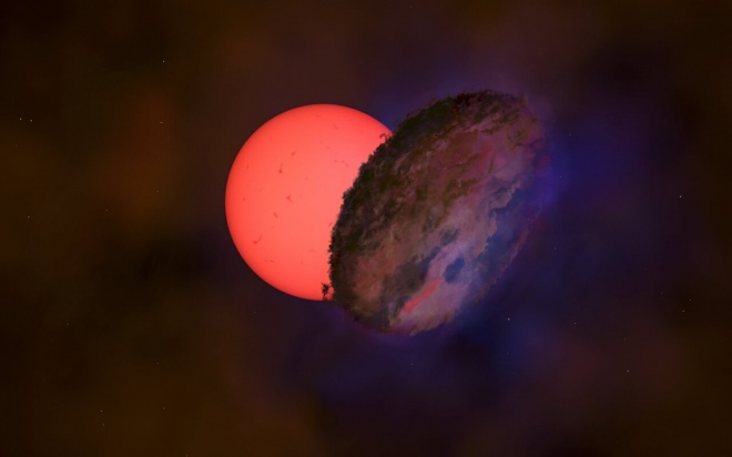 Астрономы обнаружили "мигающего гиганта" вблизи центра галактики - фото