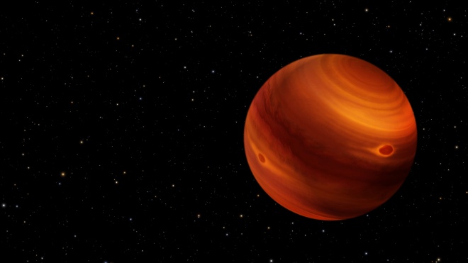 Астрономы зондируют многослойную атмосферу коричневого карлика - фото