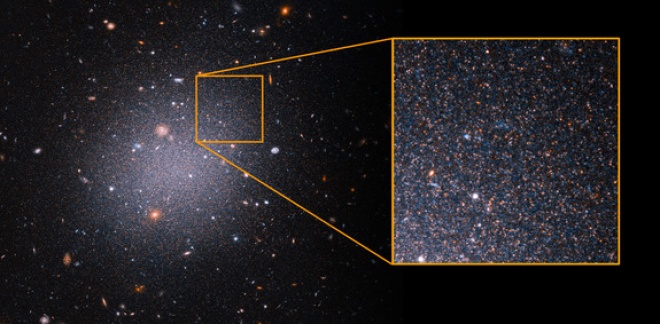 Данные Хаббла подтверждают нехватку темной материи в галактиках - фото