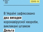 В Украине зарегистрировано два случая COVID-19, вызванные штаммом Дельта