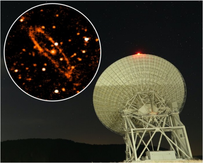 Сделано наиболее детальное радиоизображение галактики Андромеды - фото
