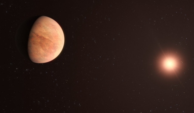 В системе неподалеку от нас астрономы обнаружили еще одну экзопланету, наименьшую из выявленных с помощью метода радиальных скоростей - фото