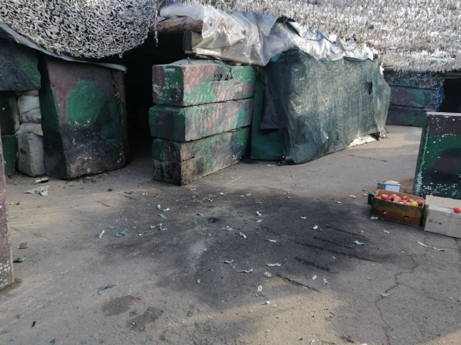 В Донецкой области оккупанты обстреляли пограничников - фото