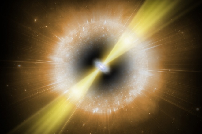 Умерающая звезда рождает черную дыру или нейтронную звезду в суперяркой вспышке - фото