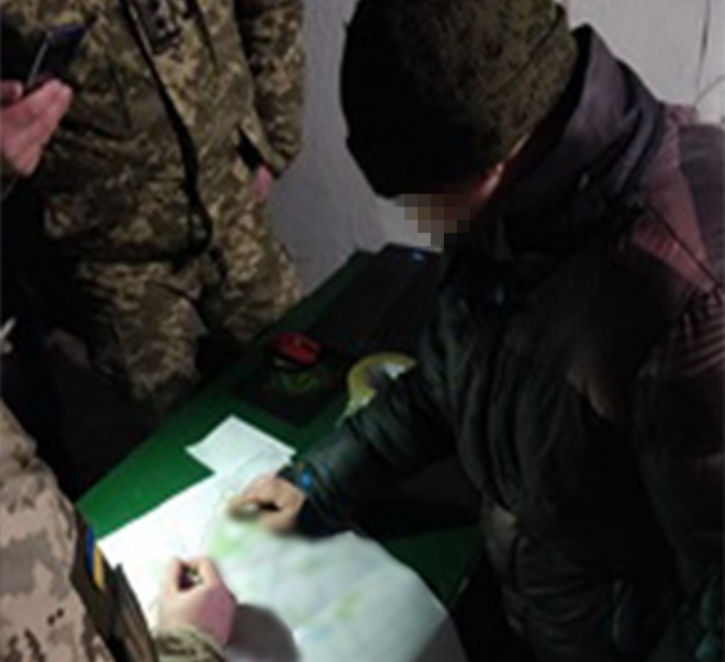 На линии разграничения задержан гранатометчик НВФ РФ - фото