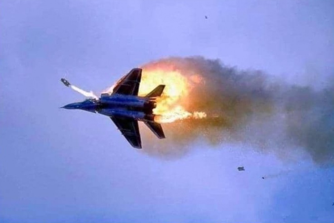 Видео уничтожения российского истребителя - фото