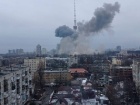 Россияне ударили по Киевской телебашне