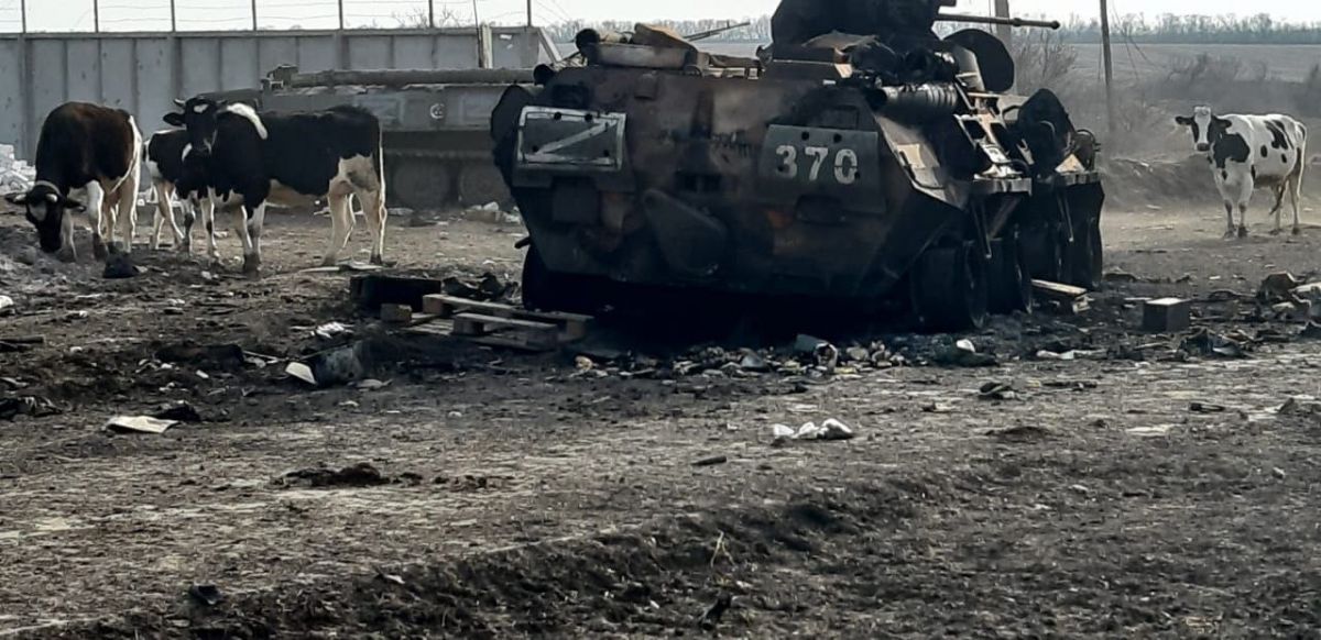 ВСУ освободили Гусаровку: фото уничтоженной техники - фото