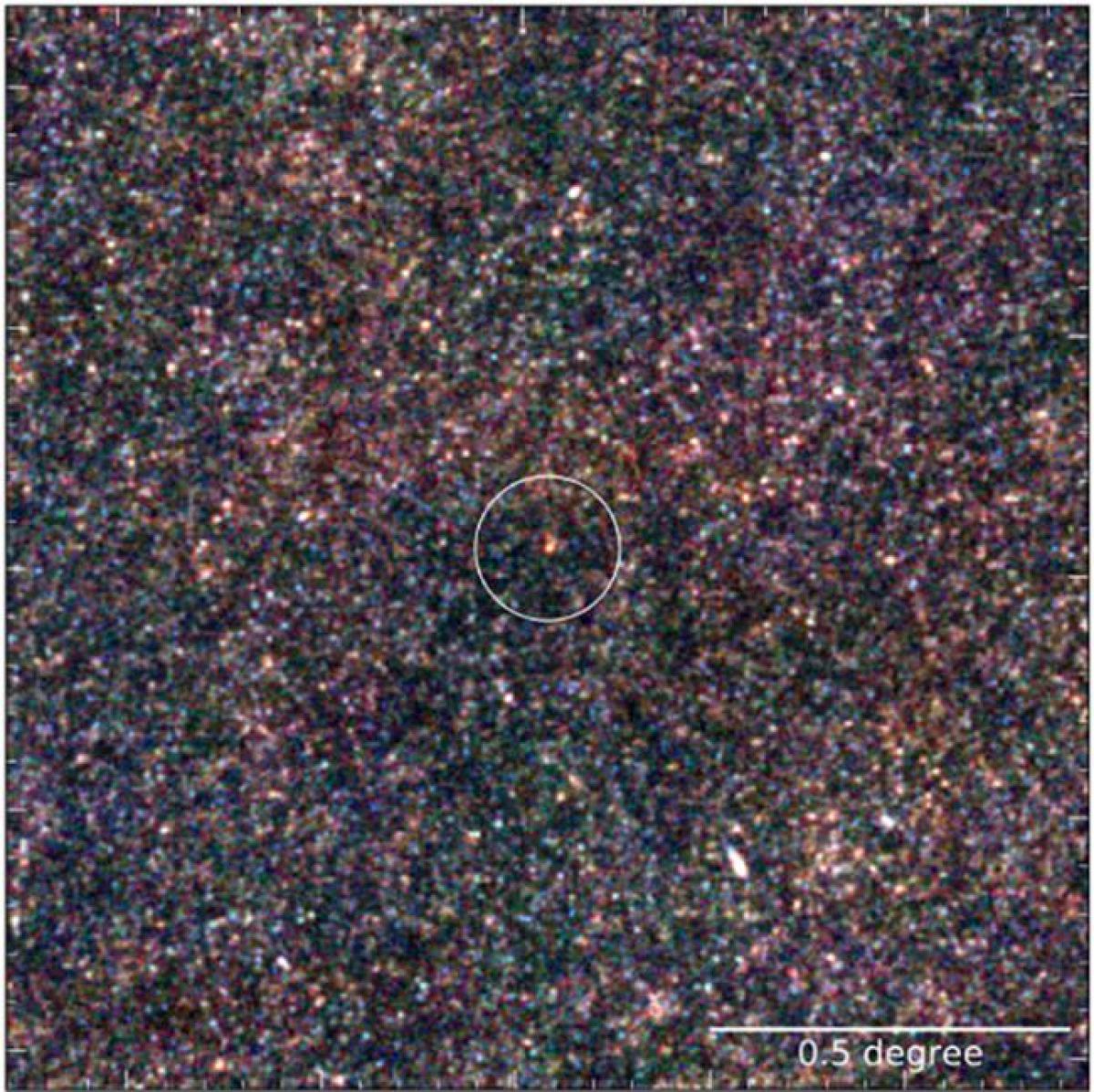 Массивный галактический суперкластер в ранней Вселенной - фото
