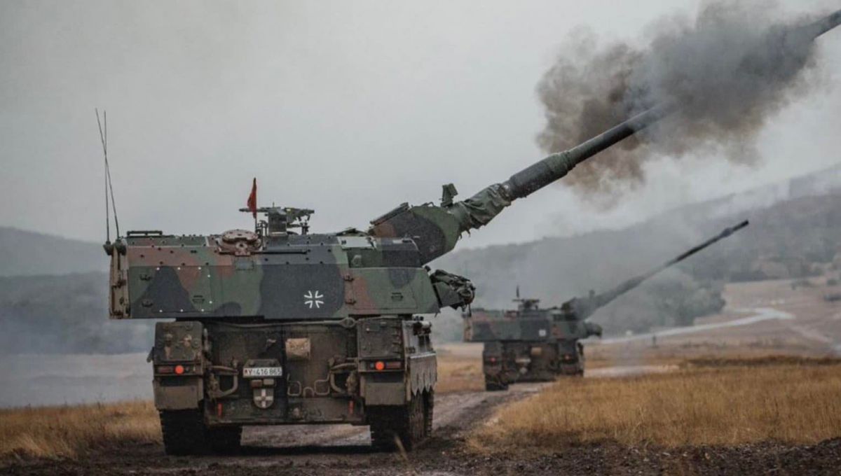 Немецкие САУ “PzH 2000” уже усиливают украинскую оборону - фото