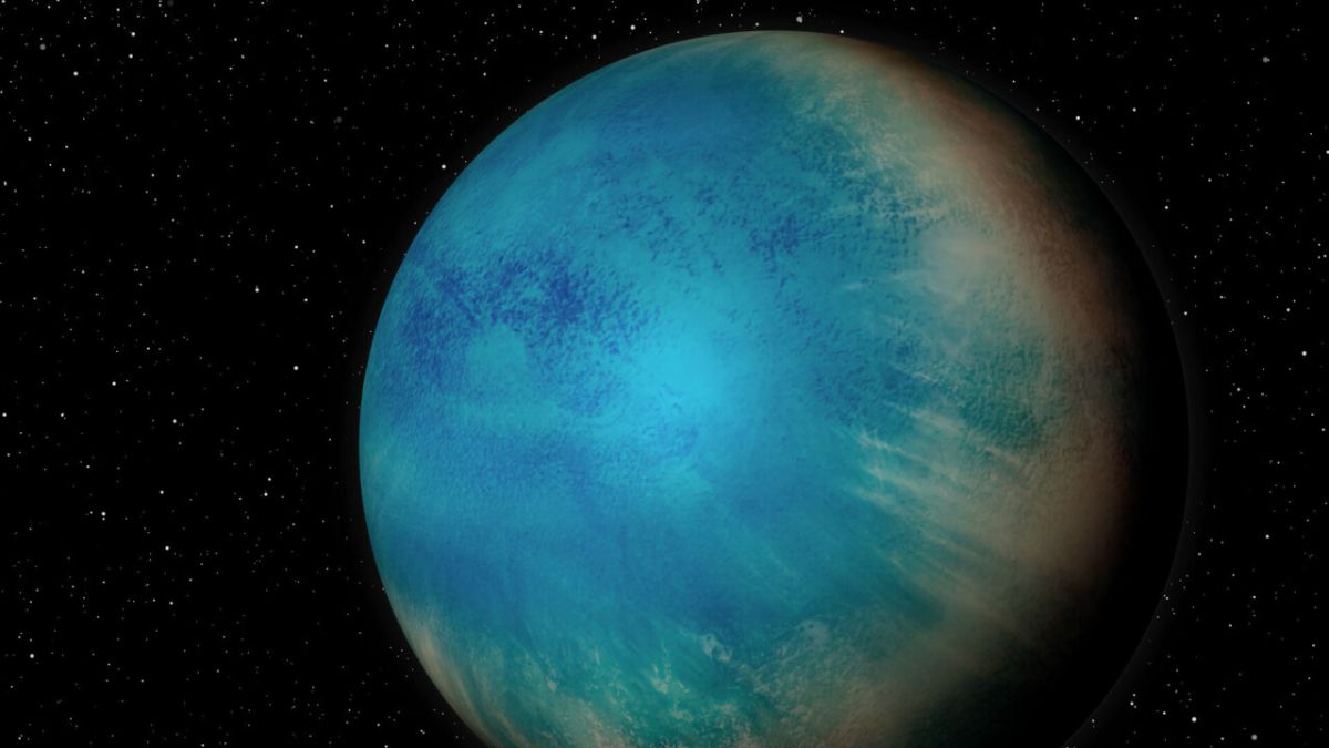 Найдена экзопланета, вероятно полностью покрытая водой - фото