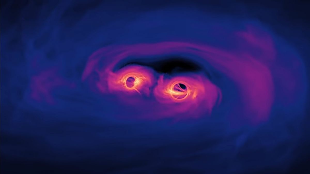 Пара сверхмассивных черных дыр может быть обречена на столкновение в течение следующих 3 лет - фото