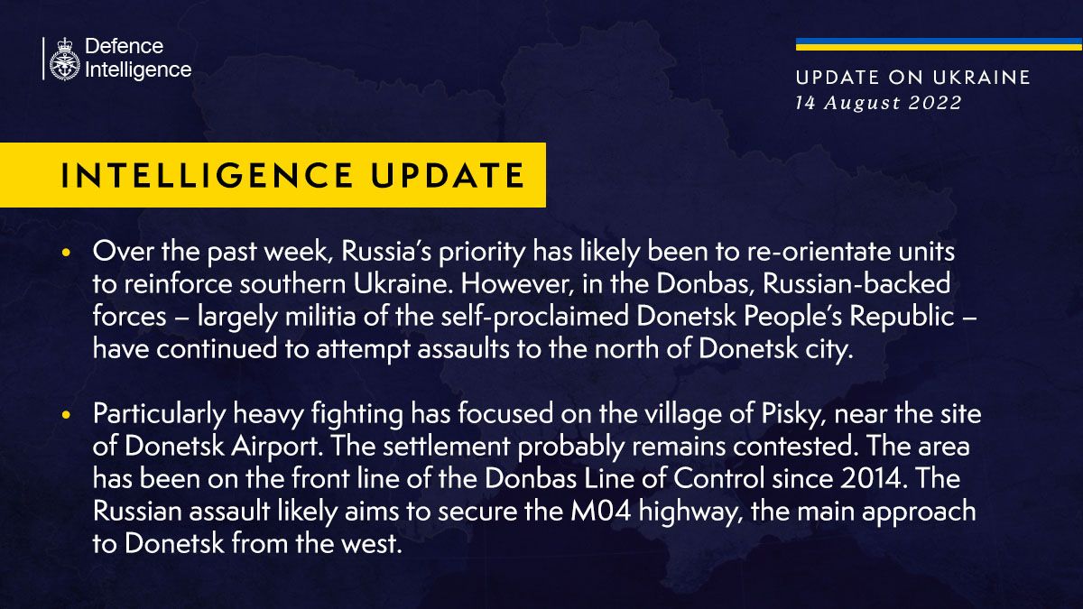 В британской разведке рассказали, куда направлено российское наступление на Донбассе - фото