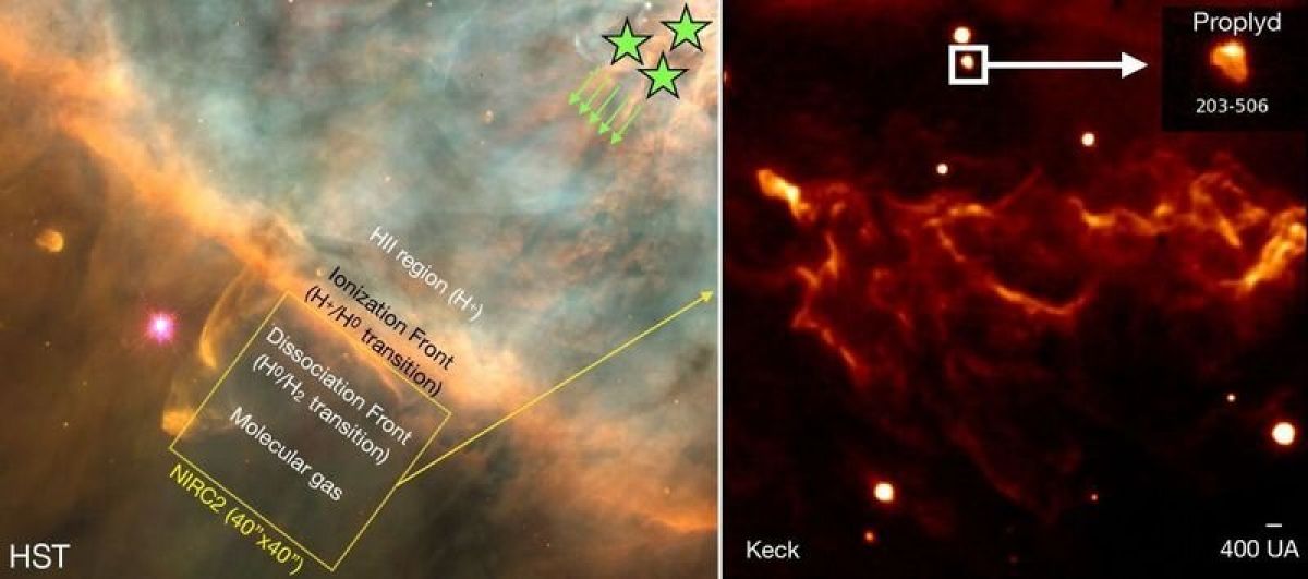 Астрономы лучше разглядели радиационную область у “меча” Ориона - фото