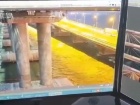 Предварительно на мосту взорвался грузовик