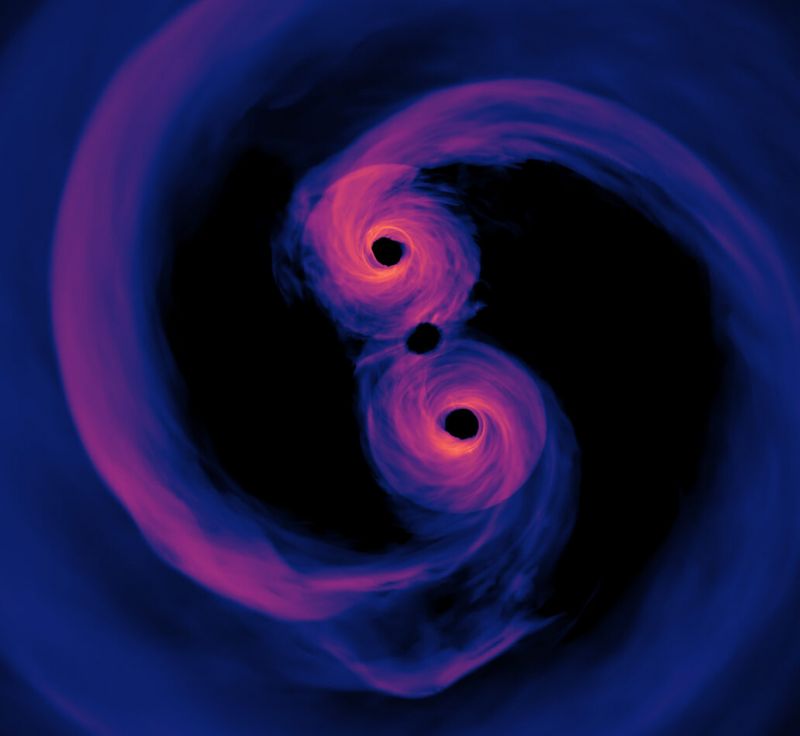 Без дополнительных данных, происхождение черной дыры может быть “закручено” в любое направление - фото