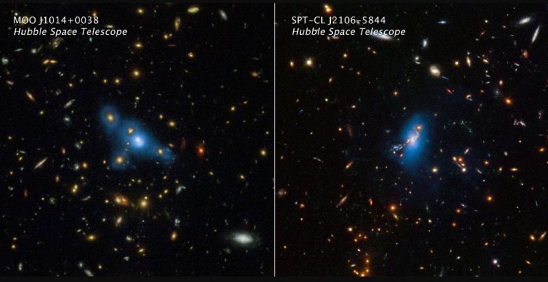 Хаббл обнаружил, что призрачный свет среди галактик простирается далеко в прошлое - фото