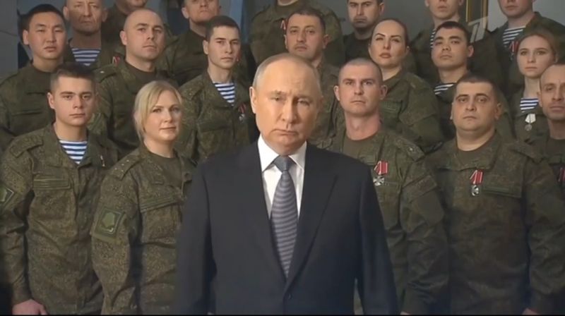 ISW: путин в своей речи сосредоточился на оправдании войны и расходов россиян на неё - фото