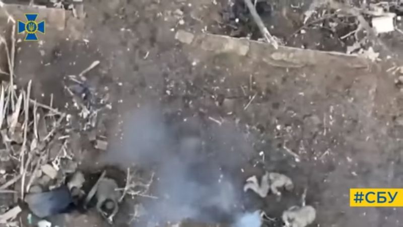 СБУ показала минусование врага с помощью ударных дронов - фото