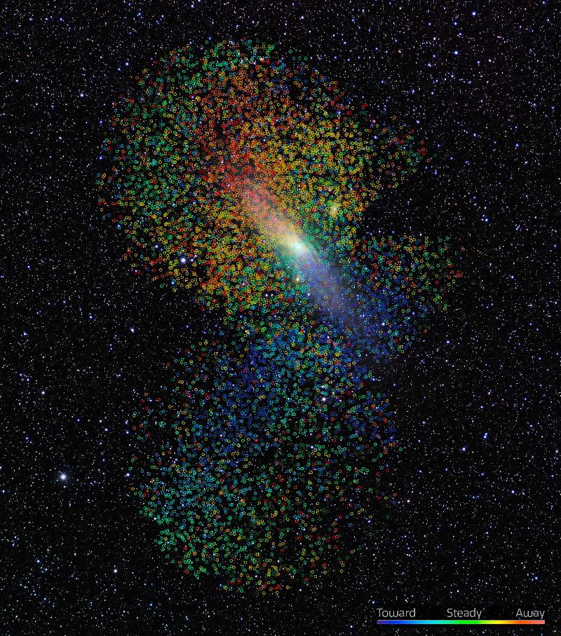 В галактике Андромеды обнаружены следы “галактической иммиграции” - фото