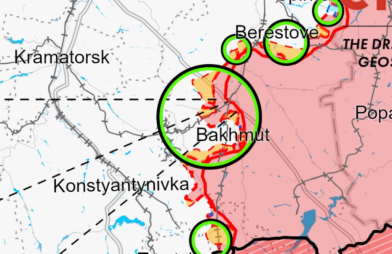 ISW: россияне вышли на маневр обхода, но вероятно не смогут окружить Бахмут в ближайшее время - фото