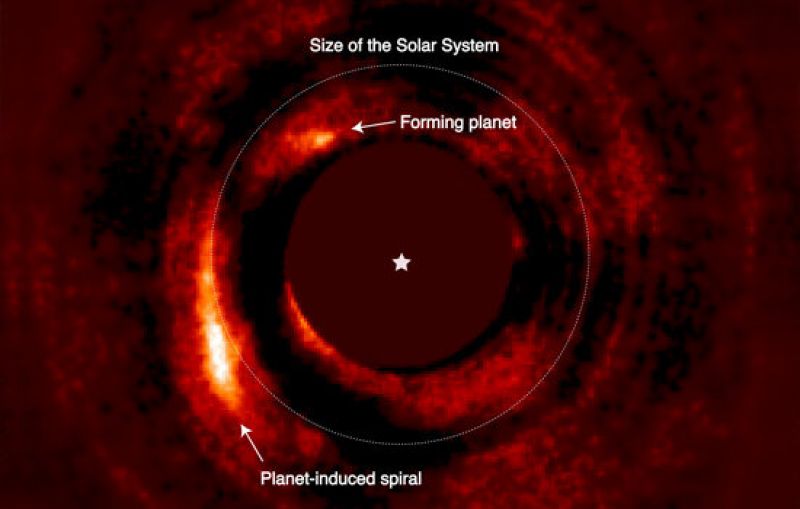 Исследователи подтвердили наличие планеты в стадии формирования - фото