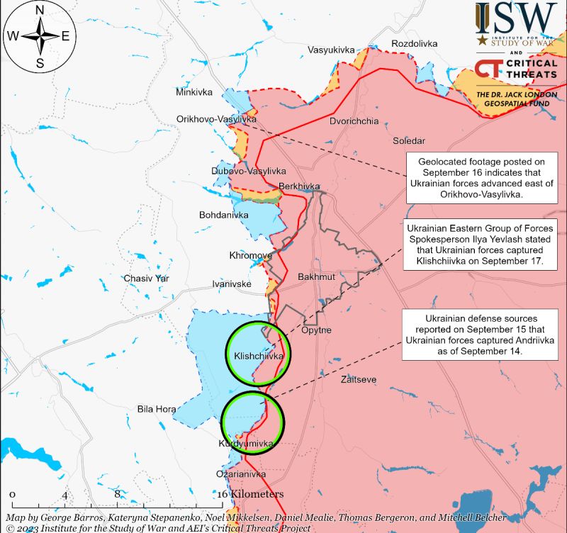 В ISW оценили успехи украинских войск под Бахмутом - фото